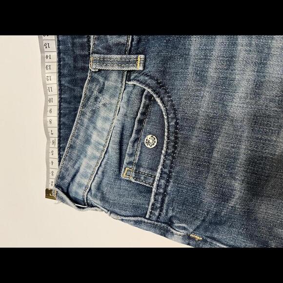 Madison Scotch and Soda Patchwork Cutoff Denim Shorts - Picture 5 of 9